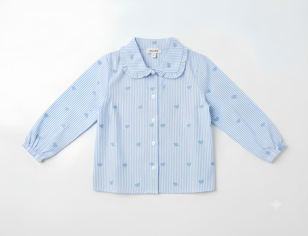 YOURS CAMICIA BIMBA. COTONE.