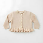 MINIBANDA CARDIGAN BIMBA. COTONE/LANA.