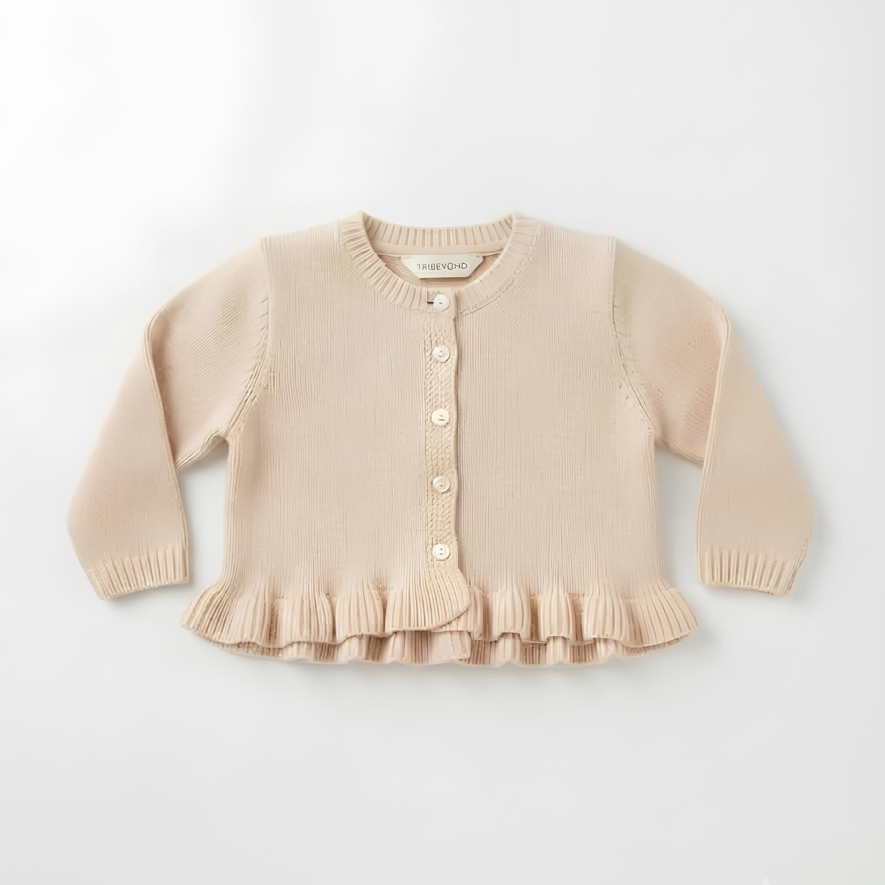MINIBANDA CARDIGAN BIMBA. COTONE/LANA.