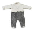 Yours tutina intera neonato. Ciniglia - grigio