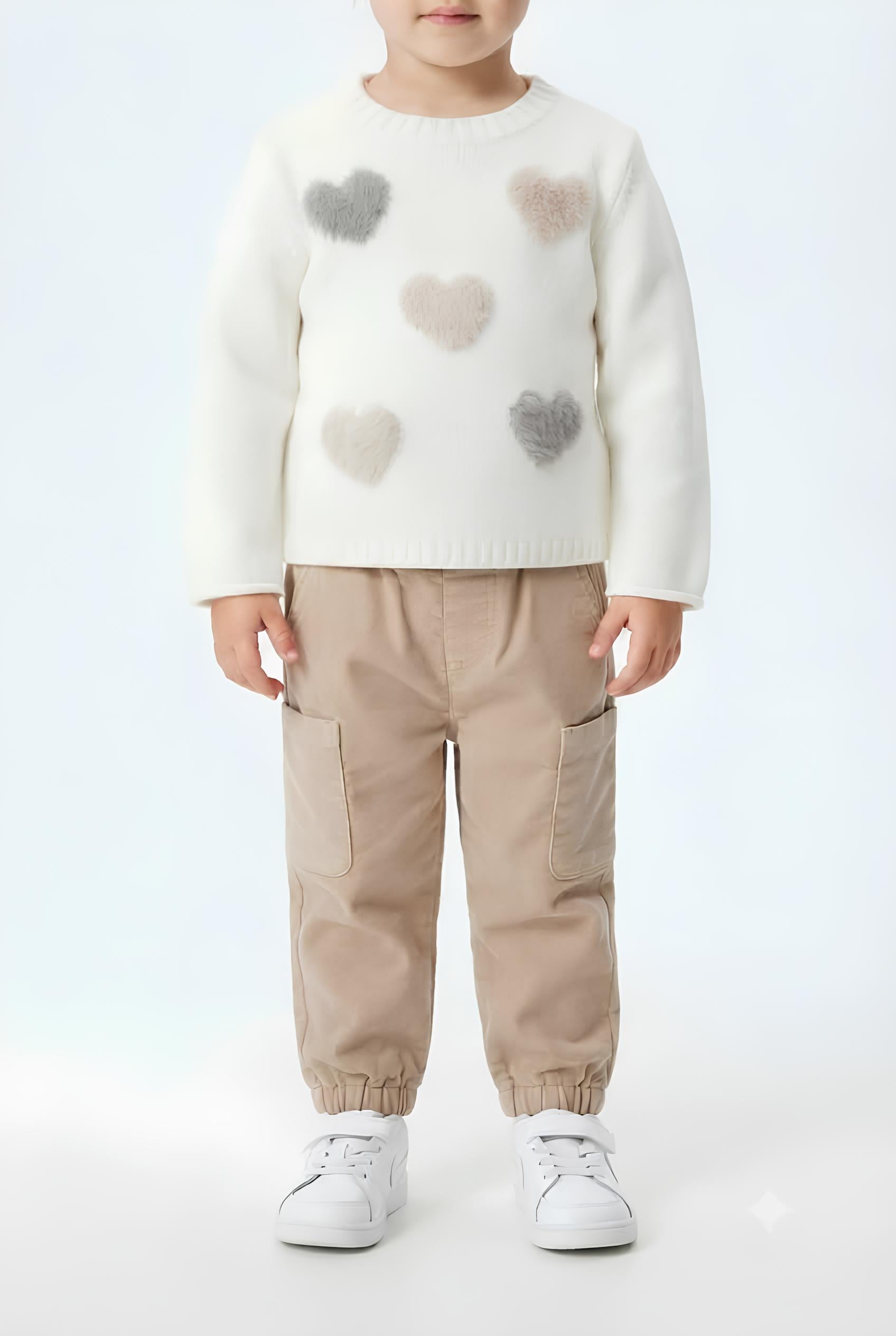 MINIBANDA MAGLIONE NEONATA. COTONE/LANA.