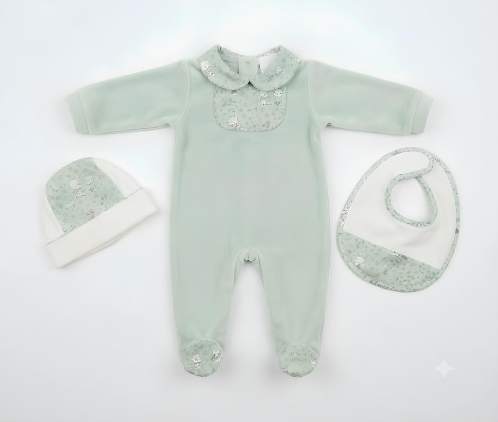 DEOLINDA SET 3 PZ. NEONATA. CINIGLIA.