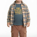 MINIBANDA CAMICIA BIMBO. COTONE FELPATO.
