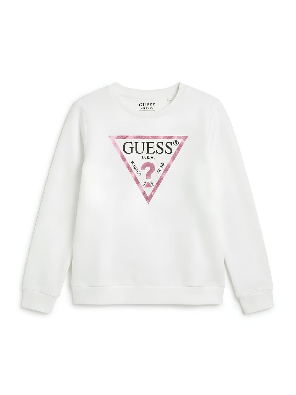 GUESS FELPA RAGAZZA. COTONE GARZATO.