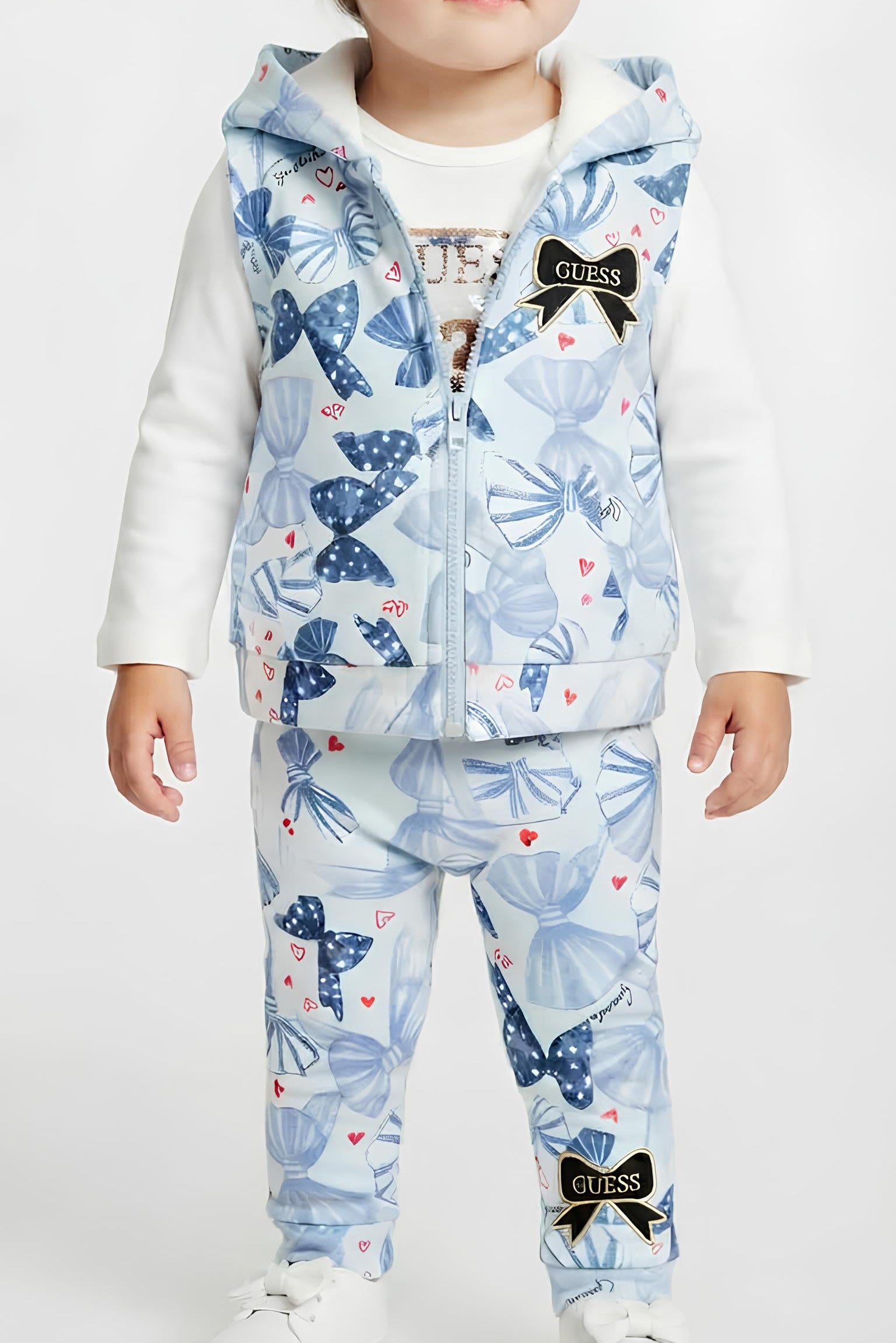 GUESS SET 3 PZ. NEONATA. COTONE.