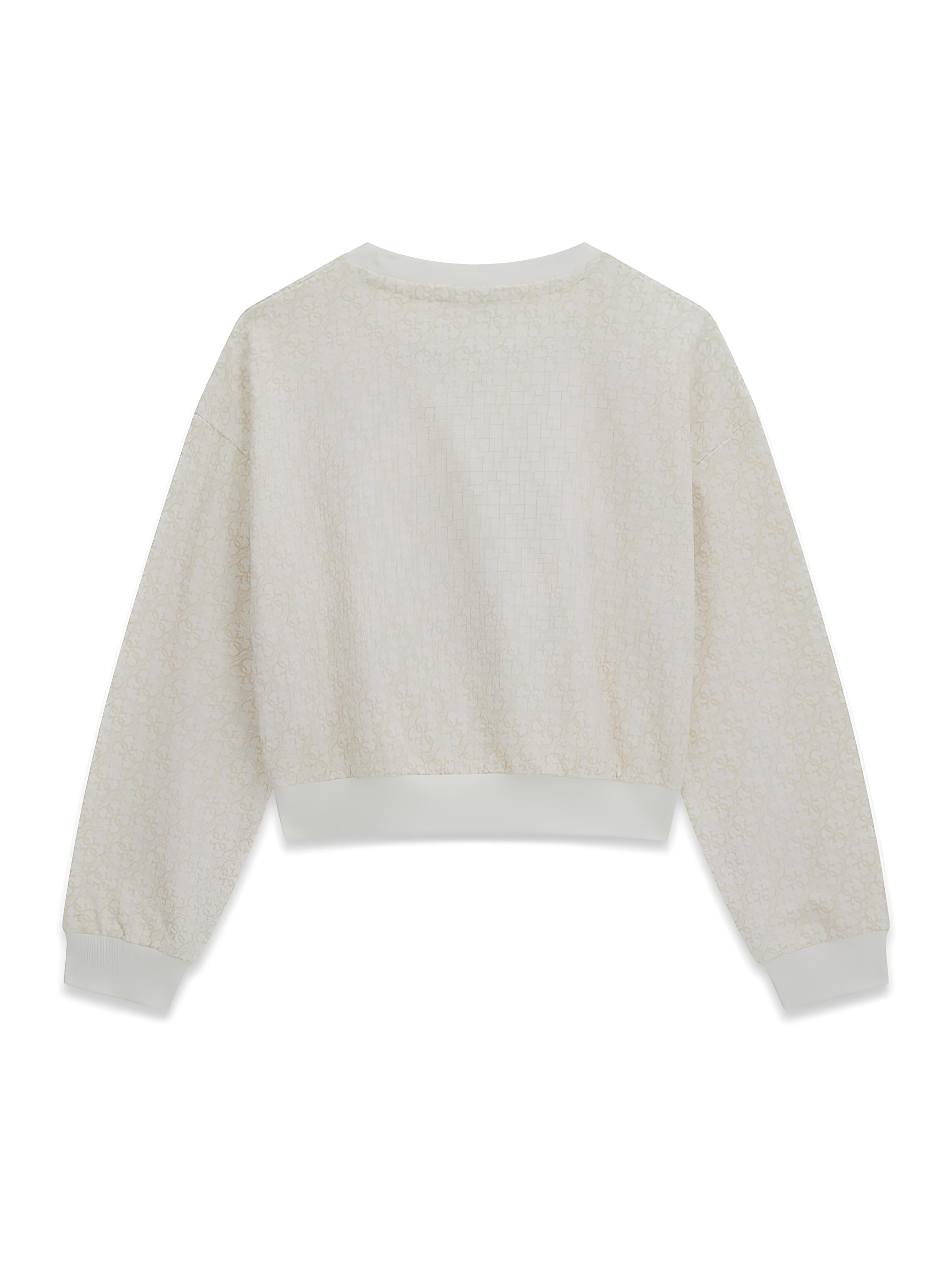 GUESS FELPA RAGAZZA LOGGATA. COTONE GARZATO.