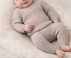 MINIBANDA TUTINA 2 PZ. IN MAGLIA, UNISEX. COTONE/LANA.