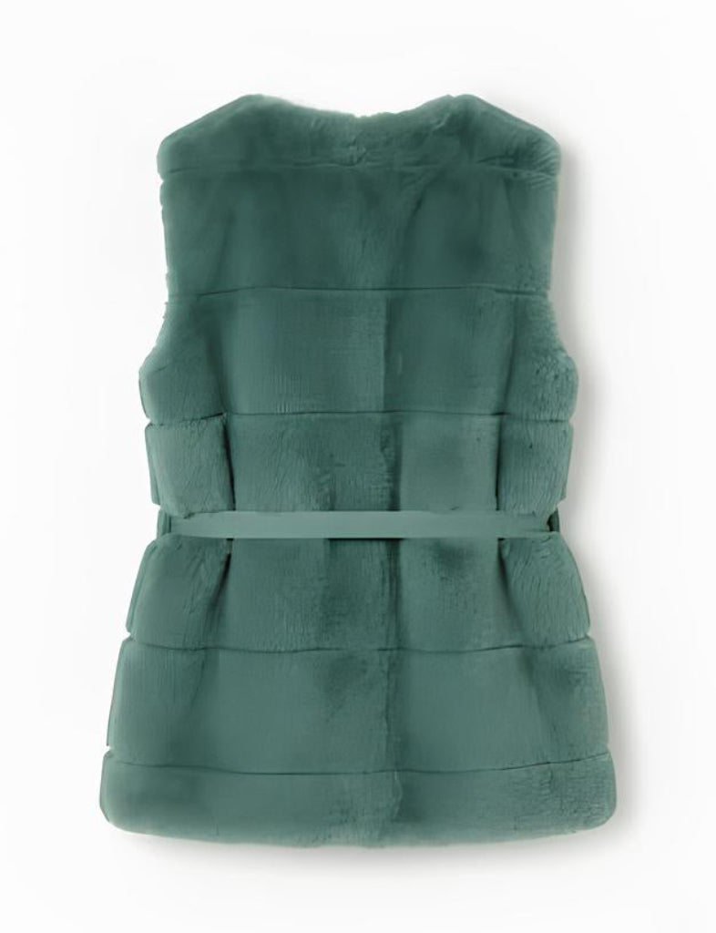 MAYORAL GILET ECOPELLICCIA CON CINTURA BIMBA.