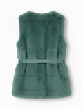 MAYORAL GILET ECOPELLICCIA CON CINTURA BIMBA.
