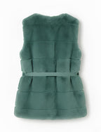 MAYORAL GILET ECOPELLICCIA CON CINTURA BIMBA.