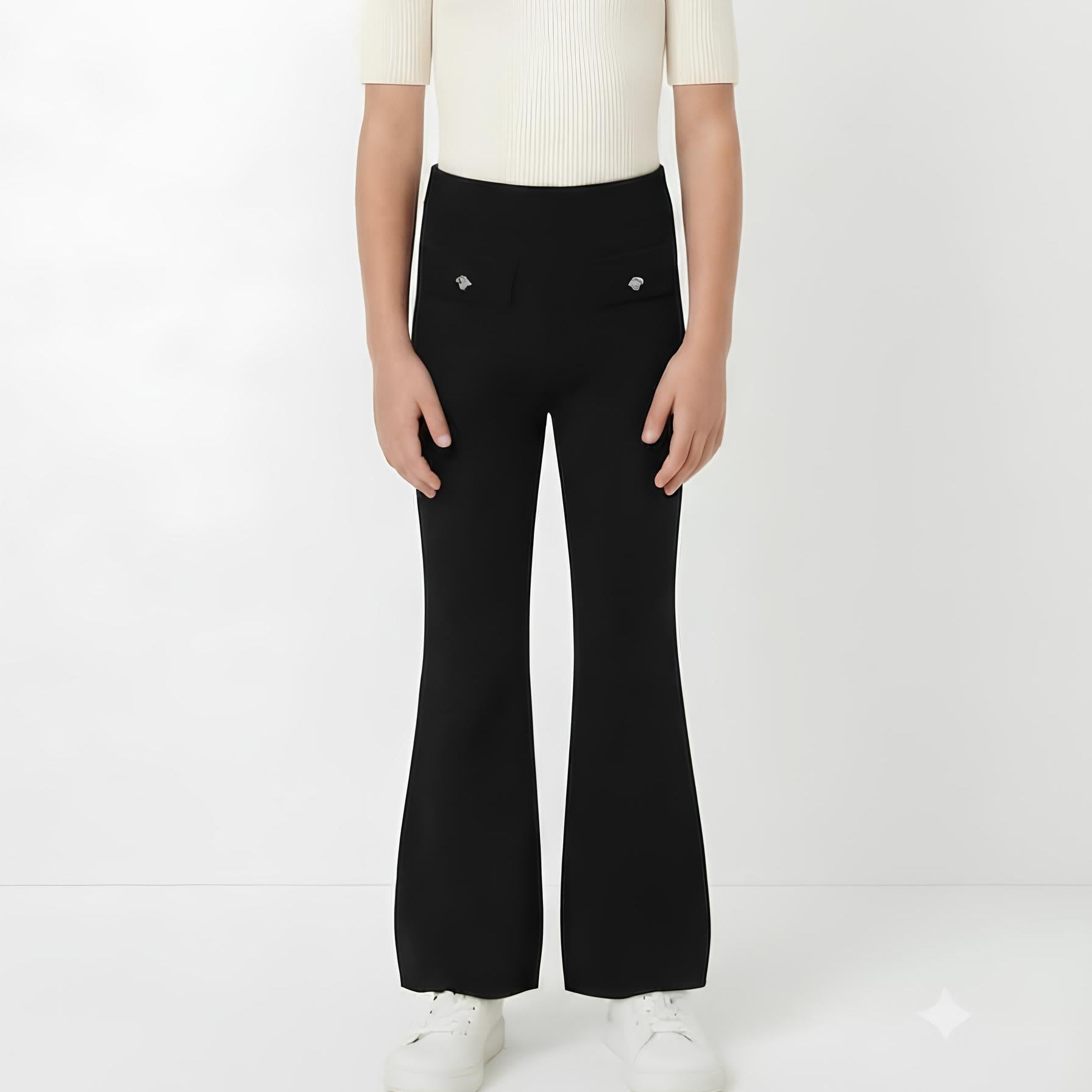 MAYORAL PANTALONE A ZAMPA BIMBA. COTONE FELPATO.