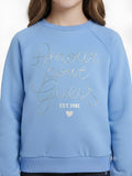 GUESS FELPA RAGAZZA. COTONE GARZATO.