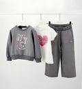 SARABANDA completo 3 pz bimba. Cotone garzato.