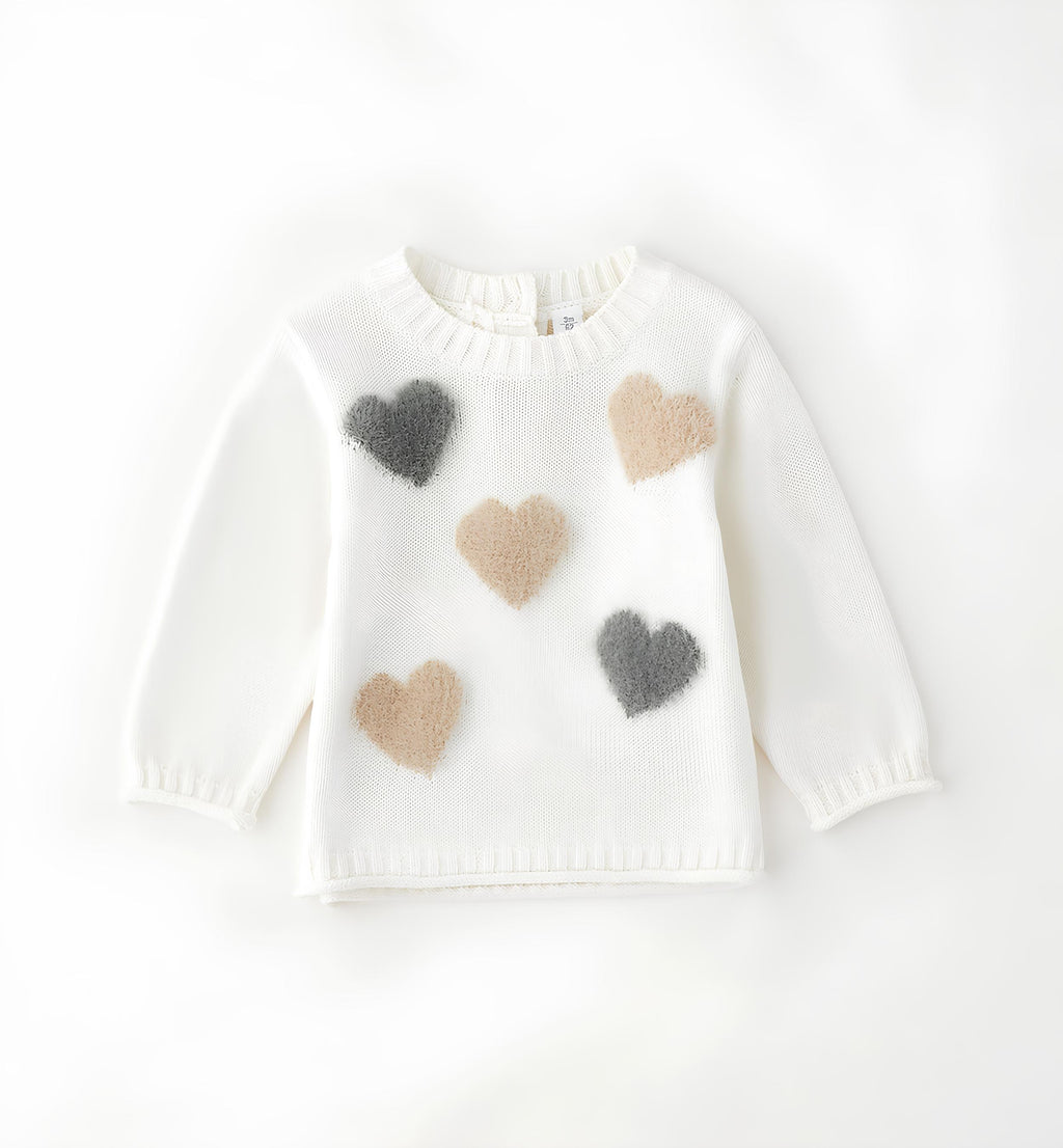 MINIBANDA MAGLIONE NEONATA. COTONE/LANA.
