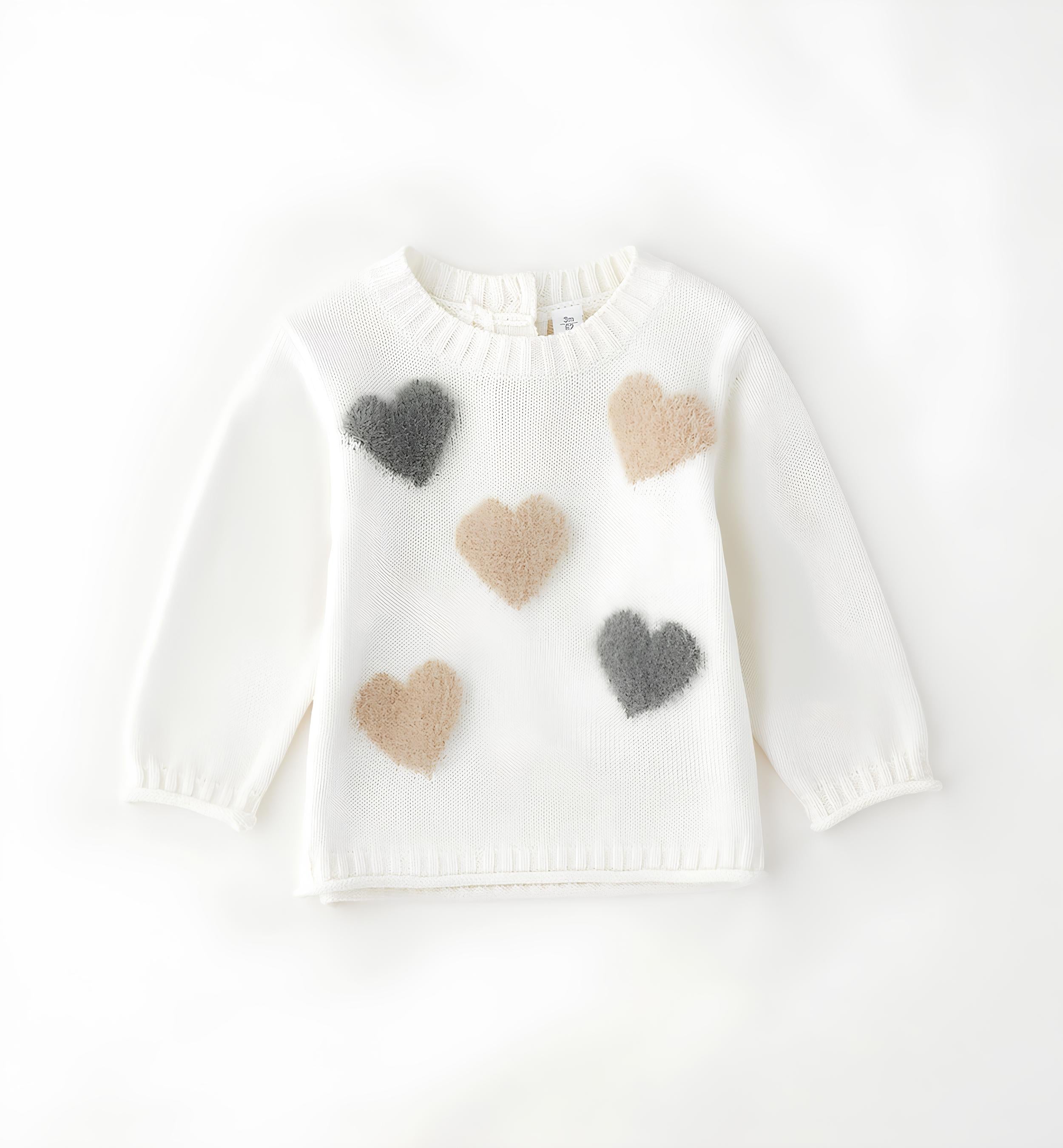 MINIBANDA MAGLIONE NEONATA. COTONE/LANA.