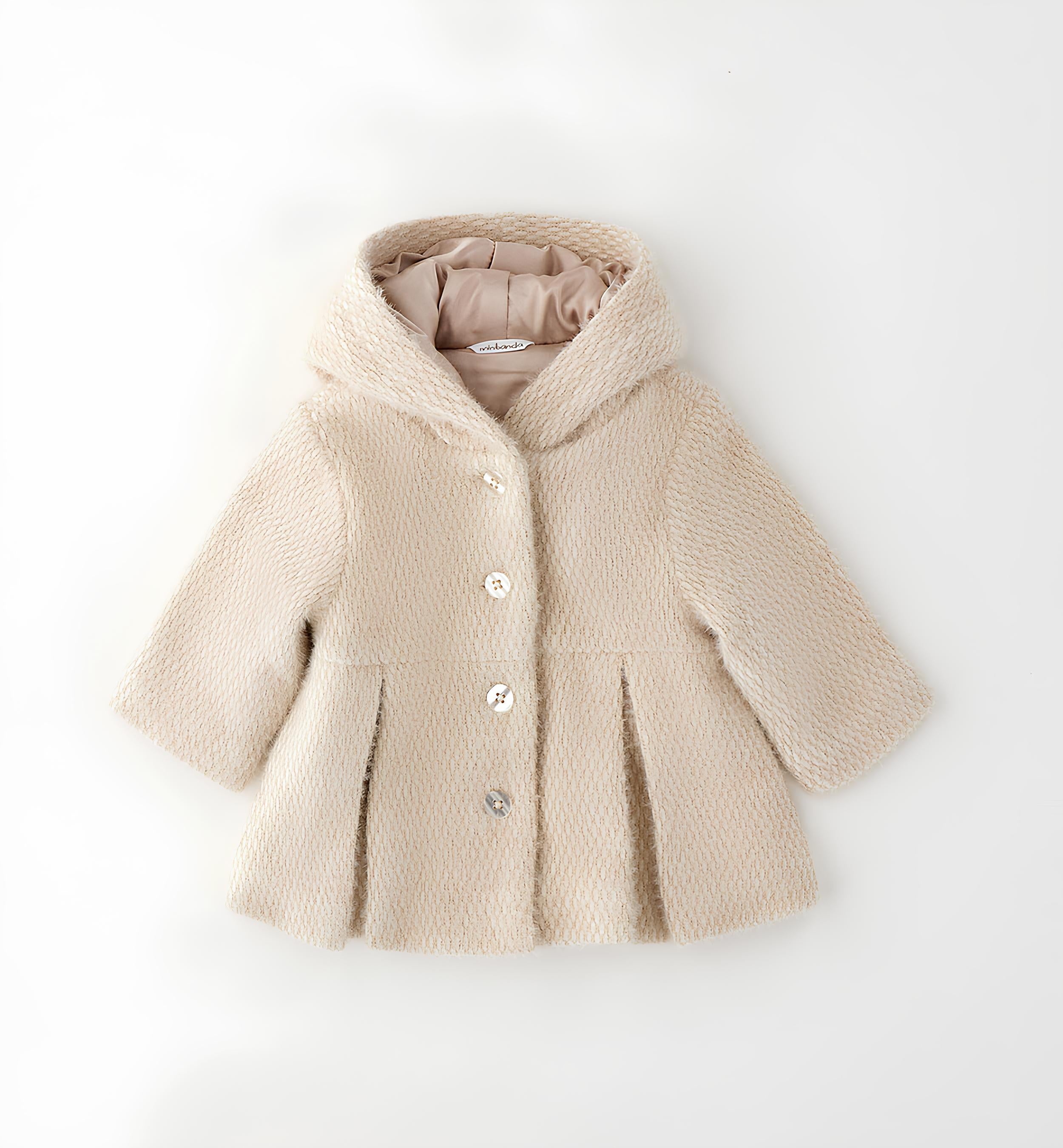 MINIBANDA CAPPOTTO  IMBOTTITO NEONATA/BIMBA . INVERNALE.