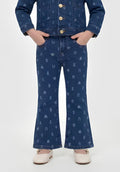 GUESS JEANS BIMBA A ZAMPA. COTONE.