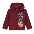 GUESS FELPA BIMBO, CON ZIP E CAPPUCCIO.COTONE GARZATO.