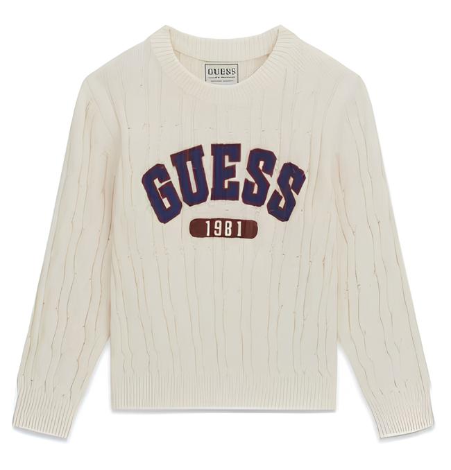 GUESS MAGLIONE BIMBO. COTONE.
