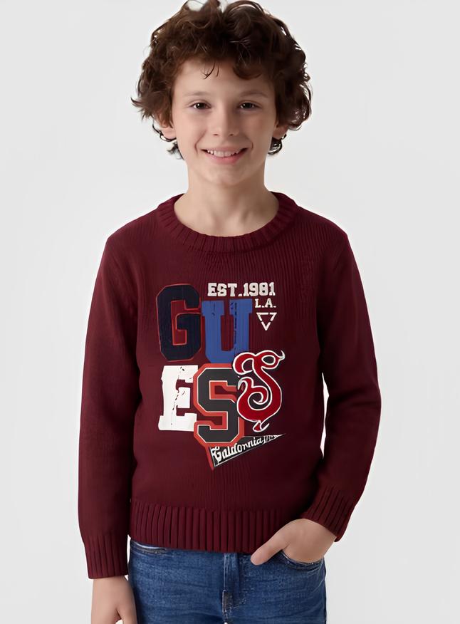 GUESS MAGLIONE BIMBO. COTONE.