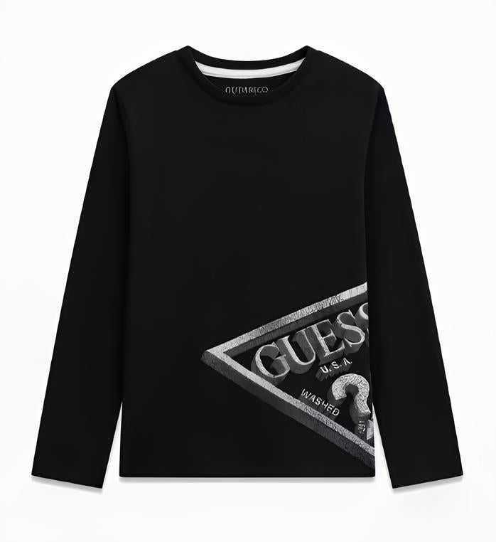 GUESS MAGLIETTA MANICA LUNGA RAGAZZO.COTONE.