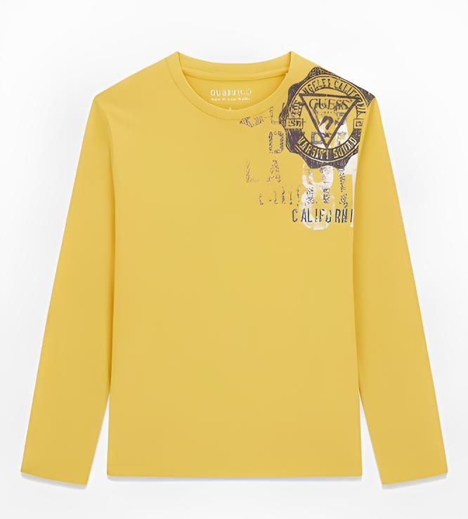 GUESS MAGLIETTA MANICA LUNGA RAGAZZO. COTONE.