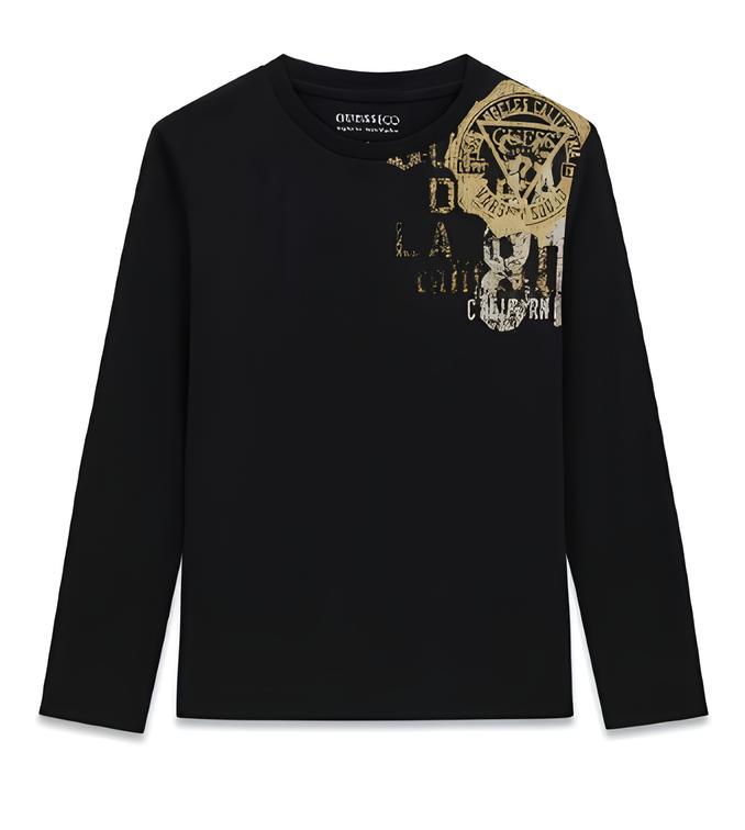 GUESS MAGLIETTA MANICA LUNGA RAGAZZO. COTONE.
