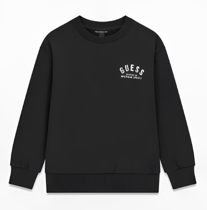 GUESS FELPA RAGAZZO. COTONE GARZATO.
