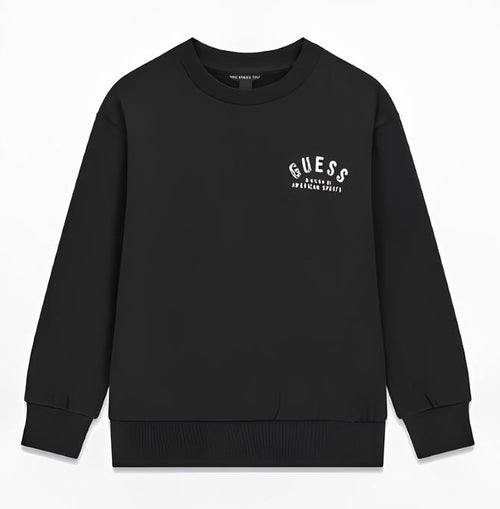 GUESS FELPA RAGAZZO. COTONE GARZATO.