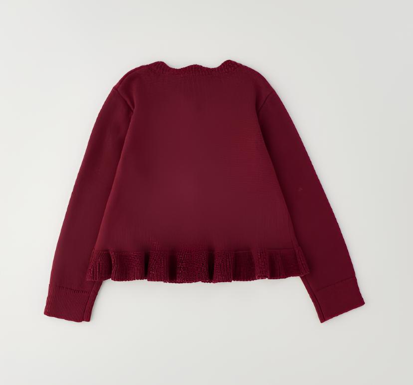SARABANDA CARIGAN BIMBA . COTONE.