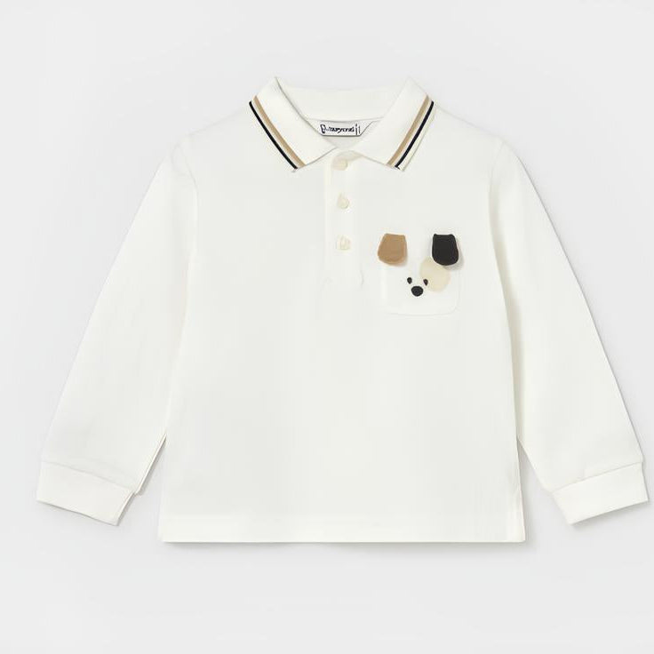 MAYORAL POLO MANICA LUNGA BIMBO. COTONE.