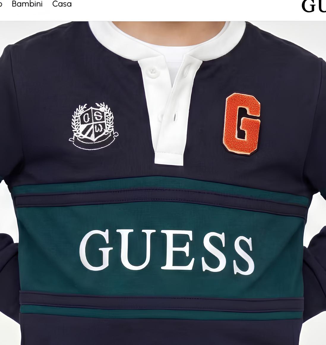 GUESS MAGLIETTA MANICA LUNGA. BIMBO.