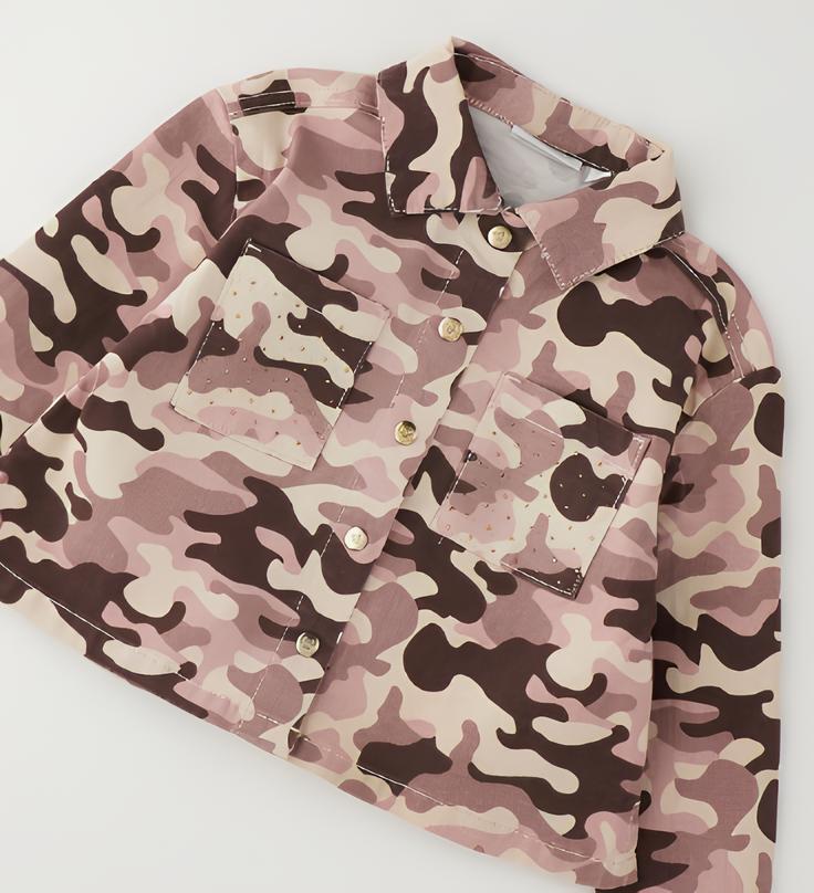 SARABANDA CAMICIA/GIACCA BAMBINA. COTONE.