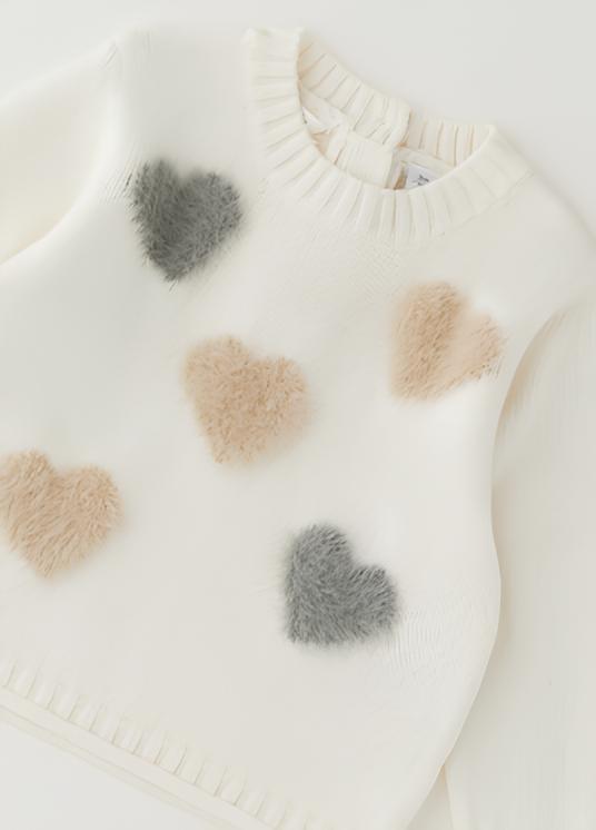 MINIBANDA MAGLIONE NEONATA. COTONE/LANA.