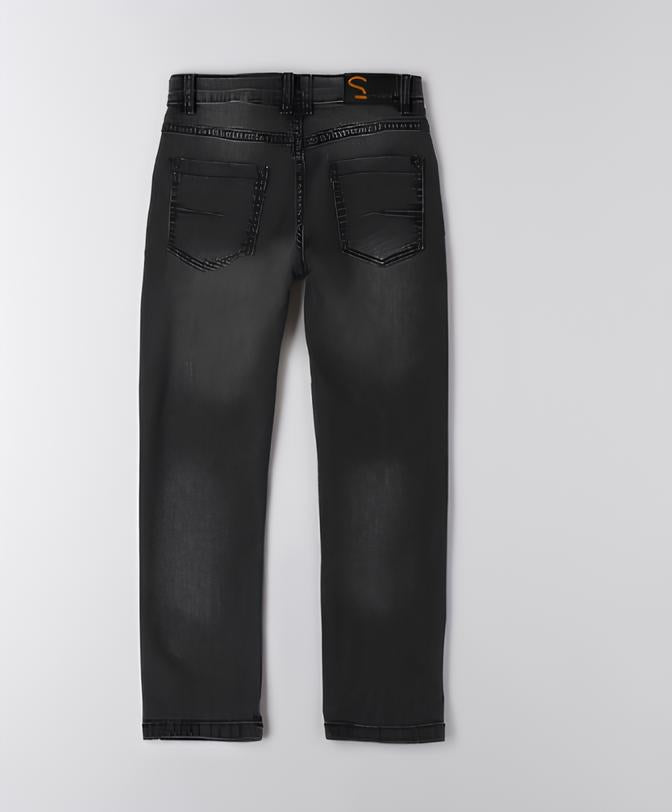 SARABANDA JEANS CON STRAPPI RAGAZZO. COTONE.