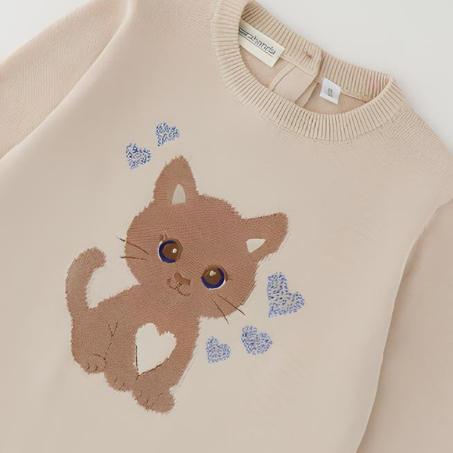 SARABANDA MAGLIONE BIMBA. COTONE.