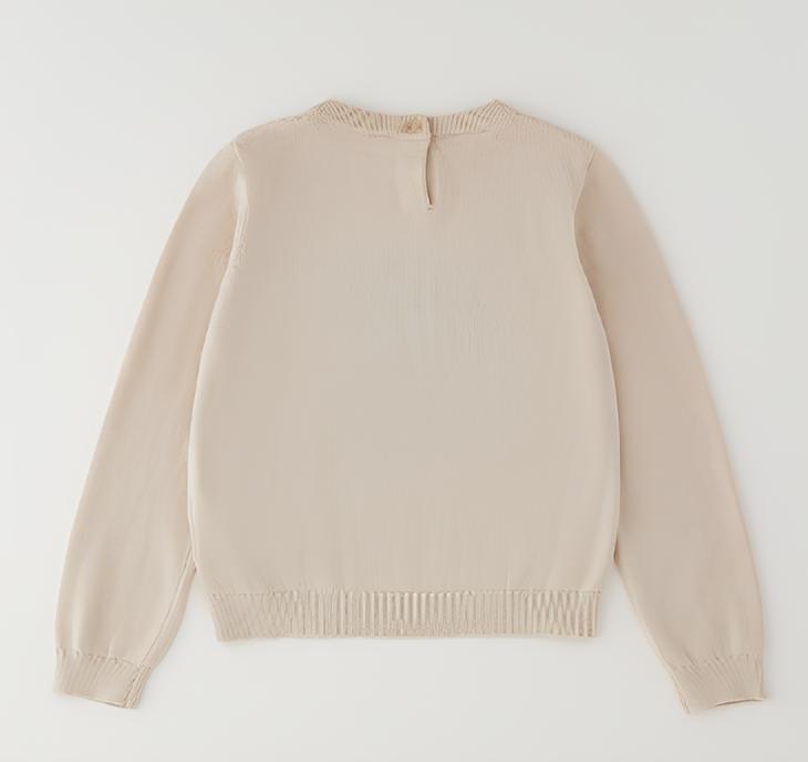 SARABANDA MAGLIONE BIMBA. COTONE.
