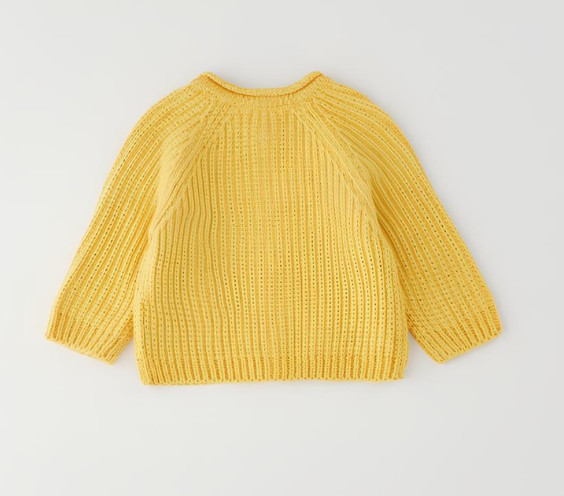MINIBANDA CARDIGAN BIMBO. COTONE/LANA.