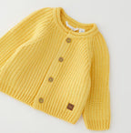 MINIBANDA CARDIGAN BIMBO. COTONE/LANA.