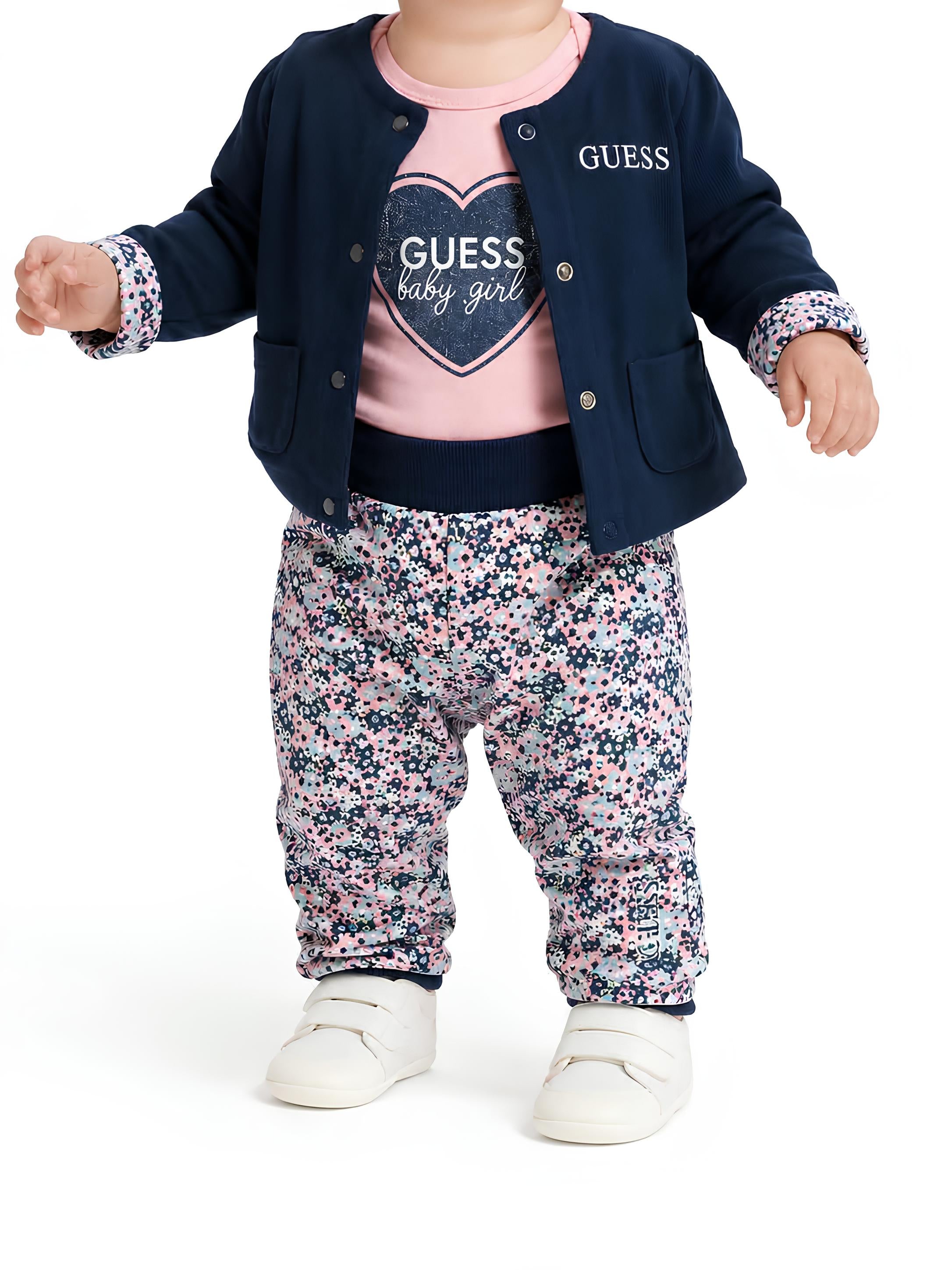 GUESS COMPLETO 3 PZ. BIMBA. COTONE.