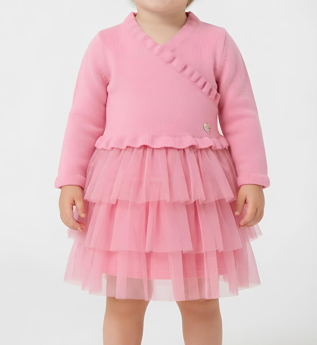 GUESS ABITO+PARIGINE, NEONATA. FODERA COTONE. MAGLIA VISCOSA/POLIESTERE.