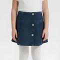 MAYORAL GONNA JEANS CON PENCE BIMBA. COTONE.