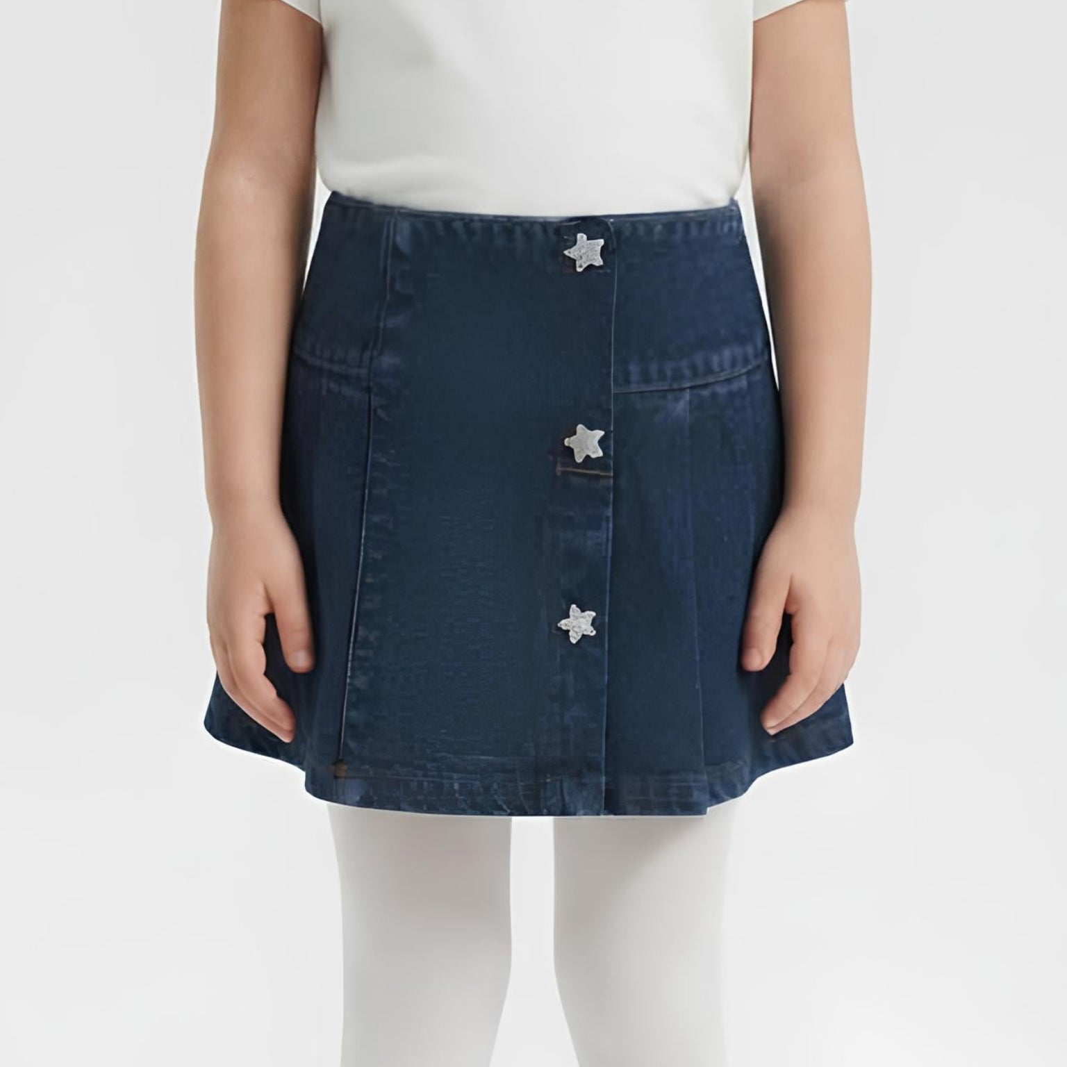 MAYORAL GONNA JEANS CON PENCE BIMBA. COTONE.
