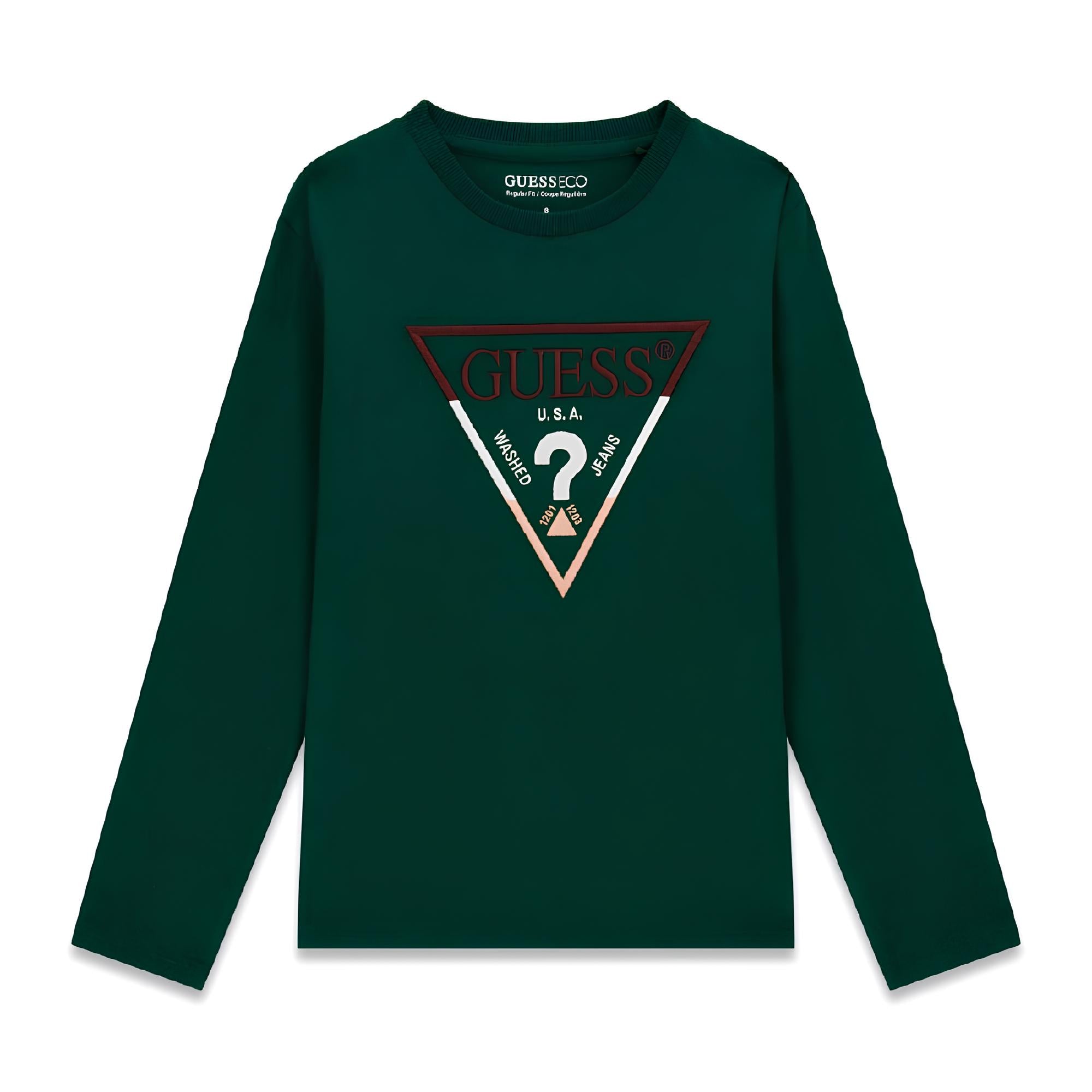 GUESS MAGLIETTA MANICA LUNGA RAGAZZO. COTONE.