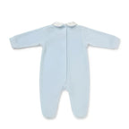 Yours set 3 pz. tutina intera+bavetta+cappellino neonato. Ciniglia.