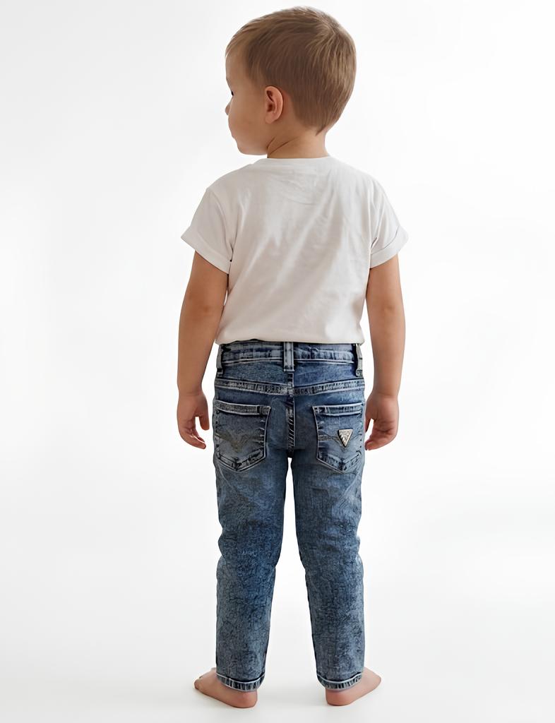 GUESS JEANS BIMBO CON STRAPPI. COTONE.