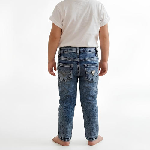 GUESS JEANS BIMBO CON STRAPPI. COTONE.