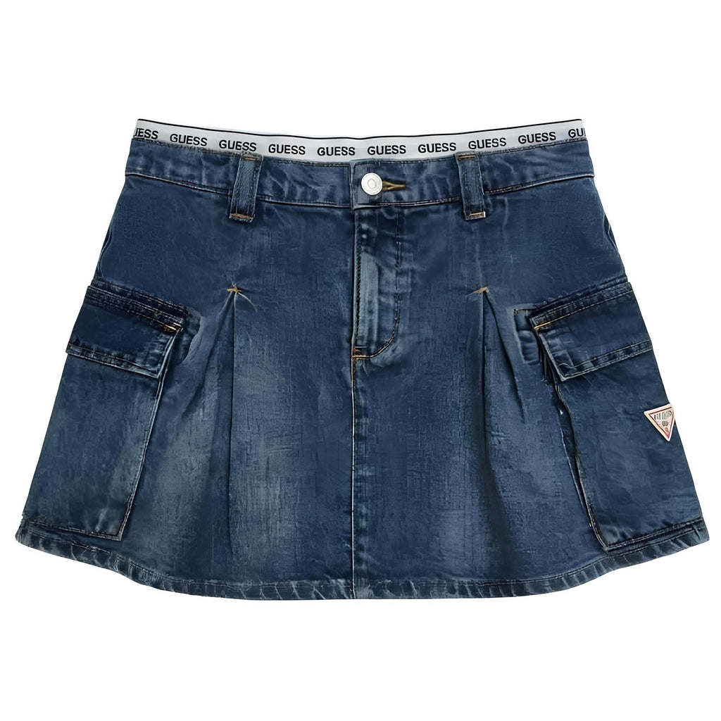 GUESS GONNA JEANS BIMBA . COTONE.
