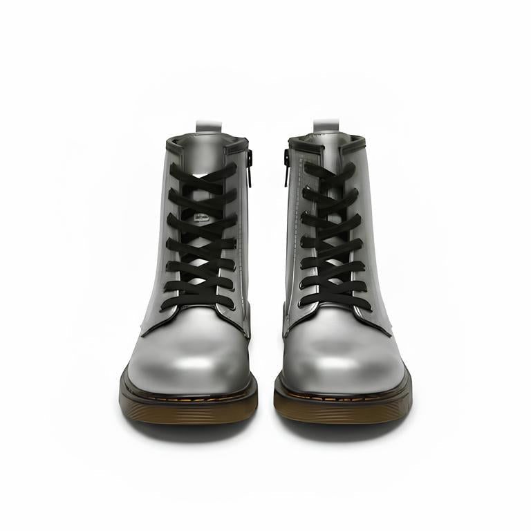 Balocchi anfibio con cuori glitter bimba. Pelle.