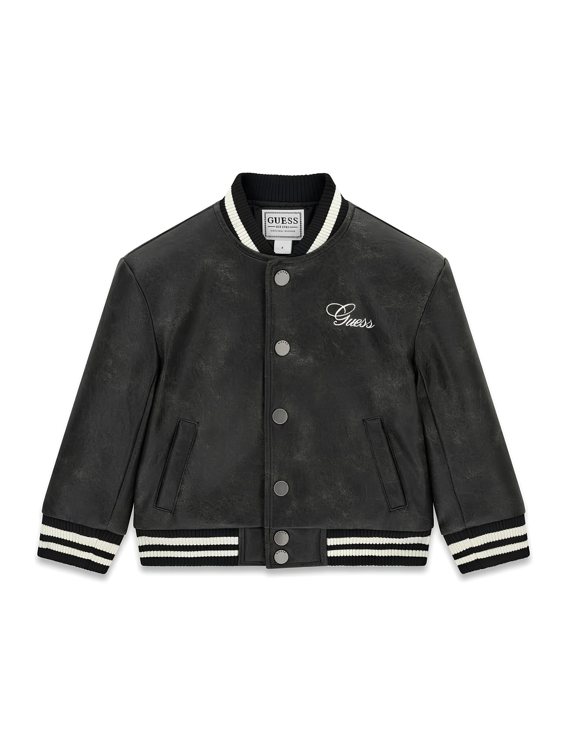 GUESS CHIODO ECOPELLE IMBOTTITO BIMBO. INVERNALE.